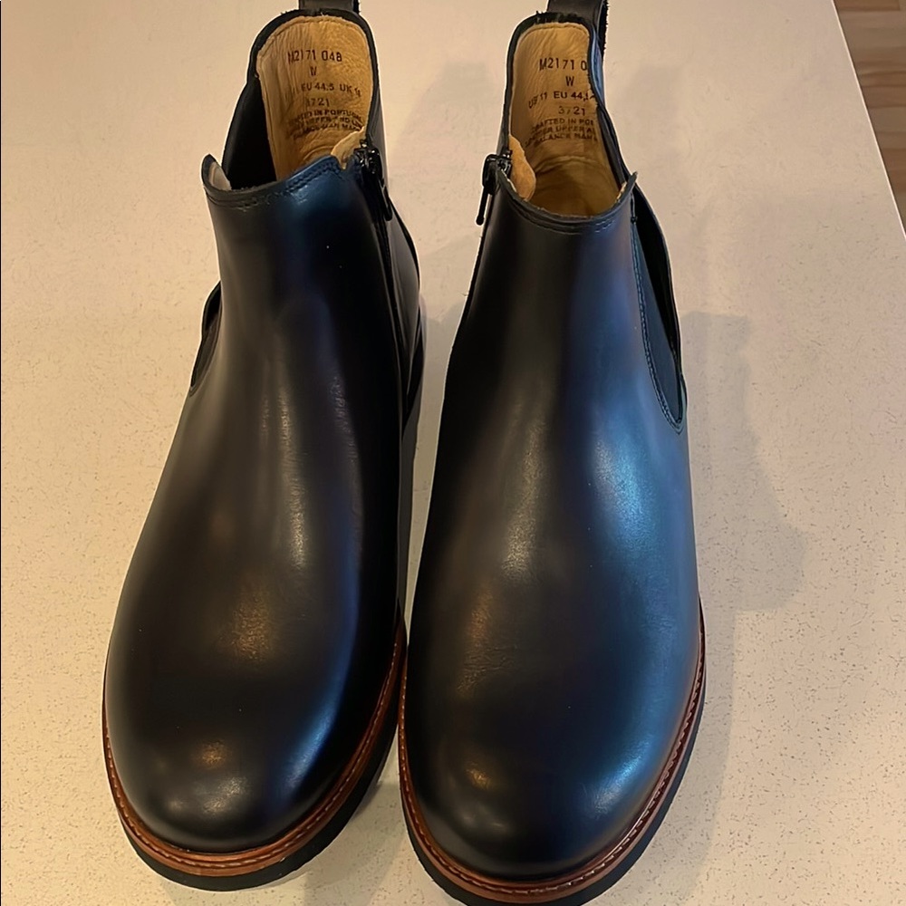 Men's Black Leather Chelsea Boots